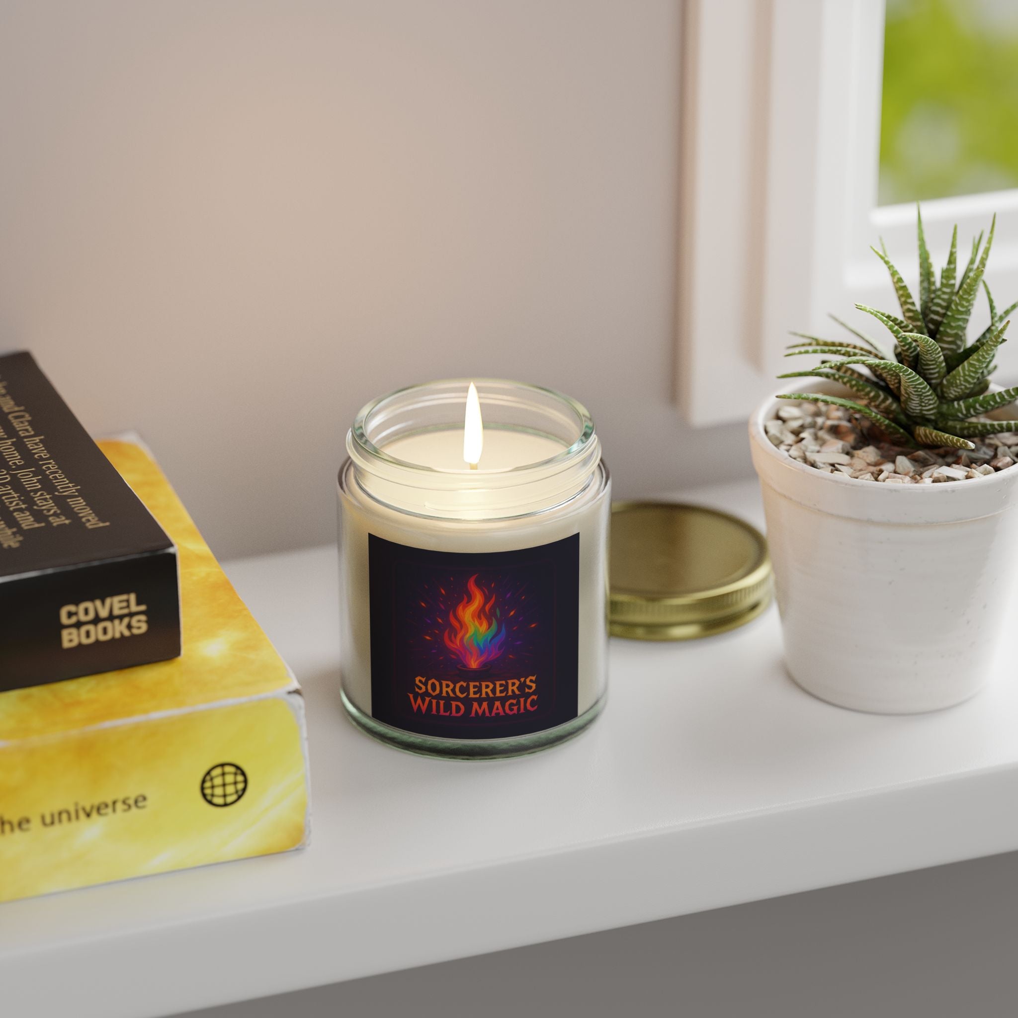 Sorcerer's Wild Magic Candle - Dungeon & Dragons Inspired Candle