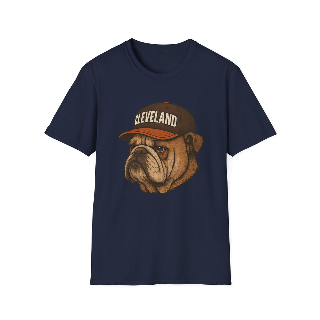 Cleveland -Dawg Pound Forever- Fan T-Shirt - Bulldog MascotCleveland Bulldog T-Shirt