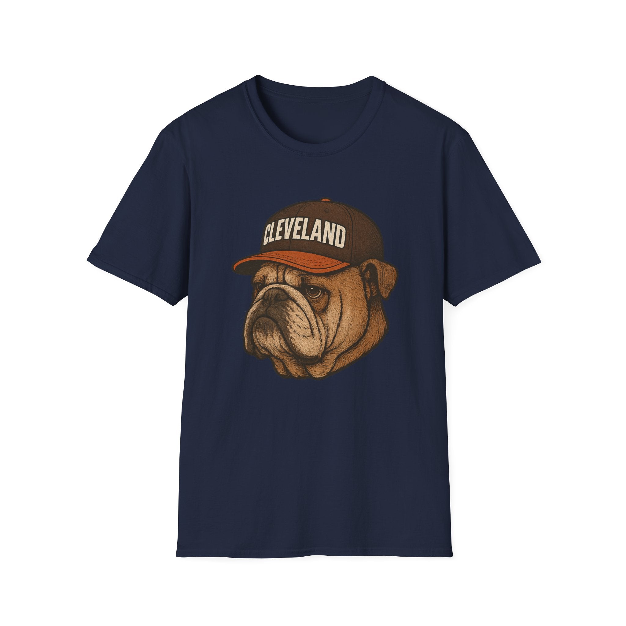 Cleveland -Dawg Pound Forever- Fan T-Shirt - Bulldog MascotCleveland Bulldog T-Shirt