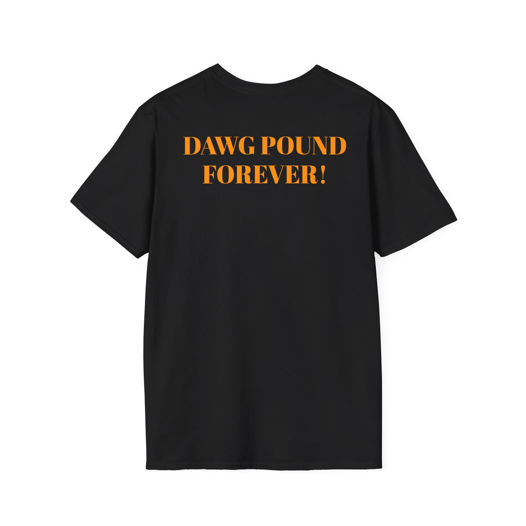 Cleveland -Dawg Pound Forever- Fan T-Shirt - Bulldog MascotCleveland Bulldog T-Shirt