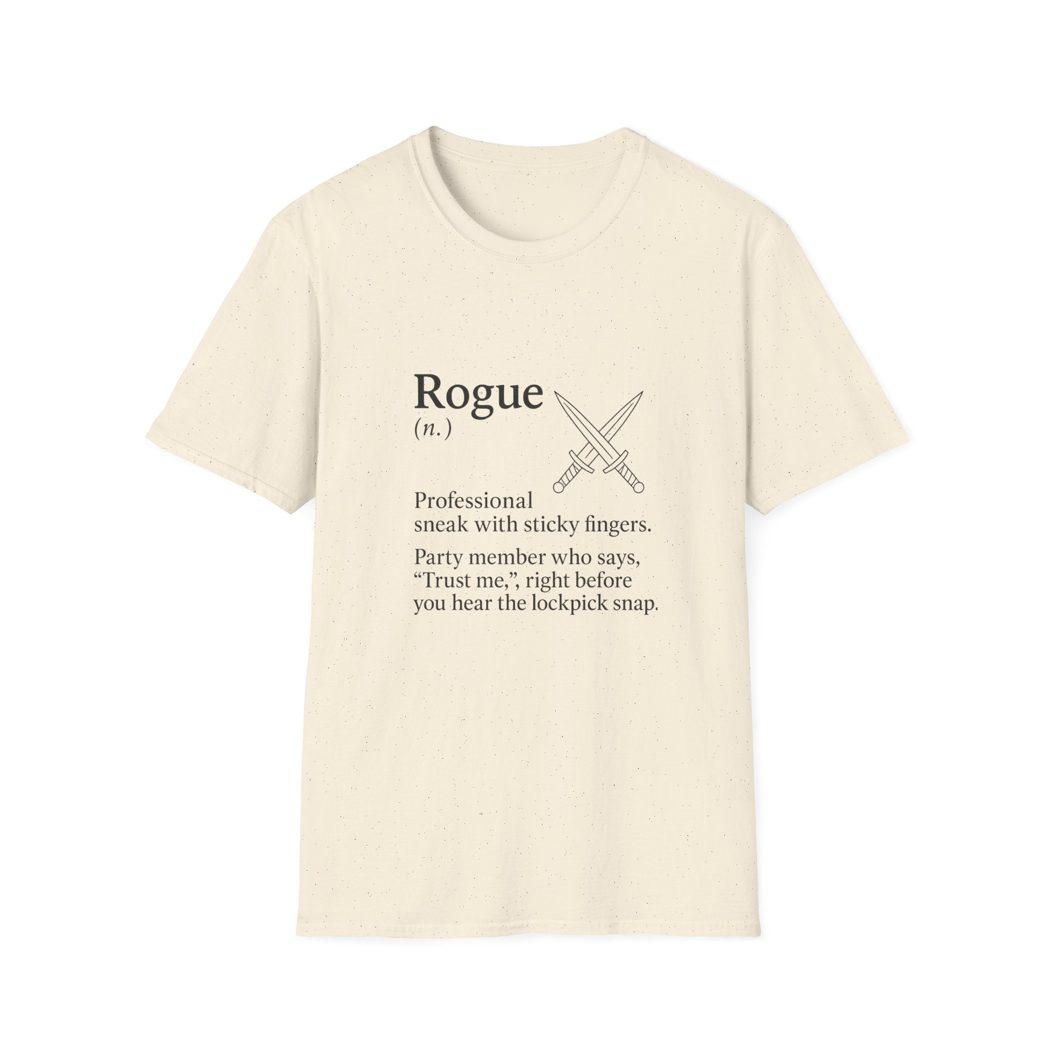 Rogue Class T-Shirt - Funny Dungeons & Dragons Tee