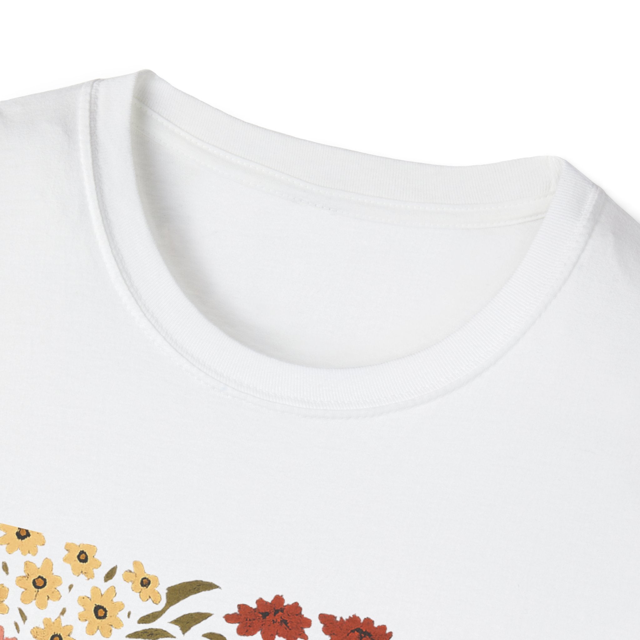 Fall Garden Pumpkin Floral Shirt