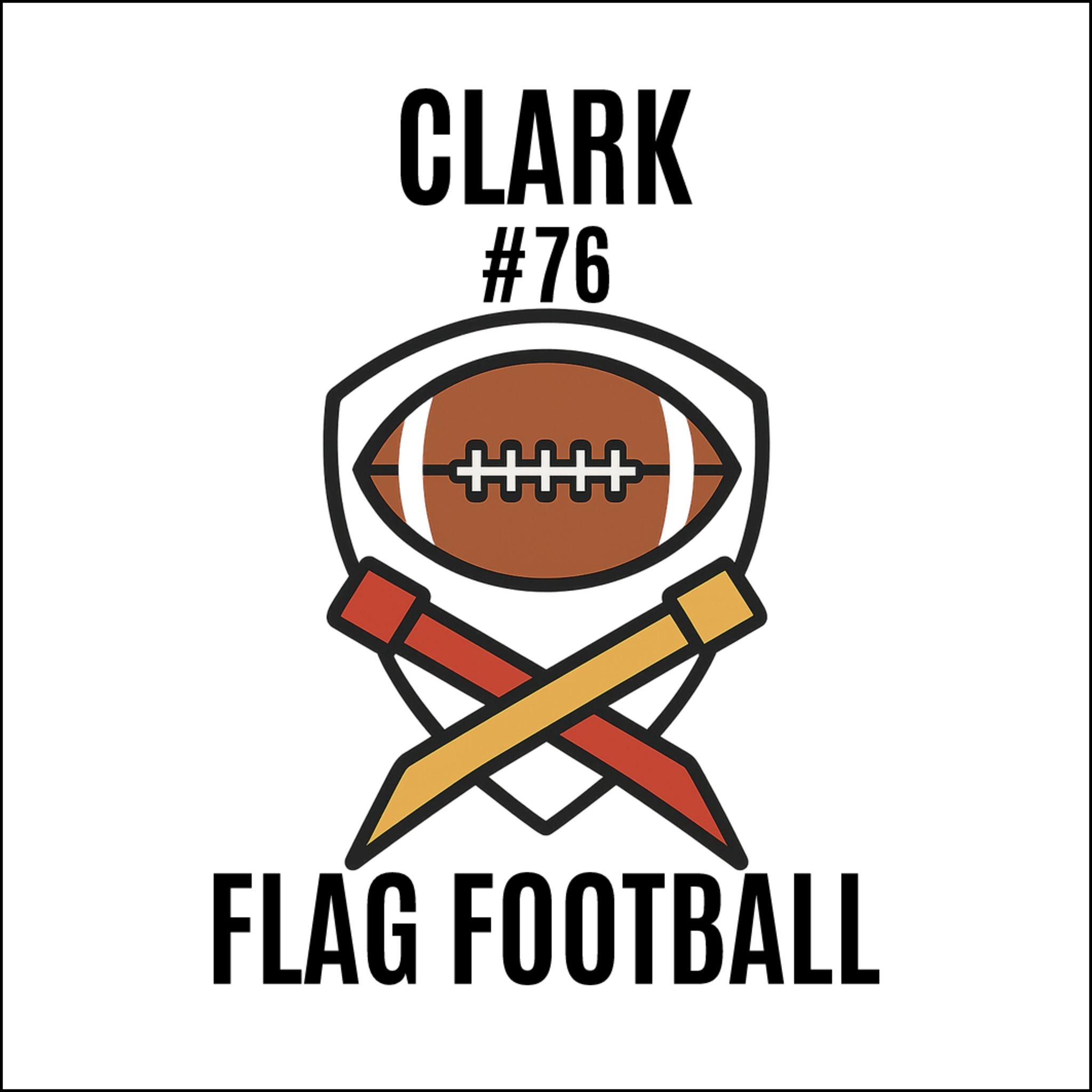 Custom Flag Football Acrylic Ornament, Personalized Holiday Decoration, Football Gift, Team Spirit Decor, Christmas Keepsake