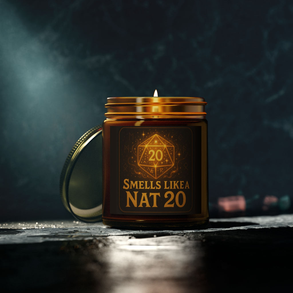 Smells Like a Nat 20 - Dungeon & Dragons Inspired Candle