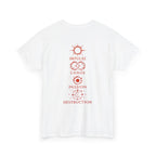 Red Mana Emblem T-Shirt — Impulse • Chaos • Passion • Destruction