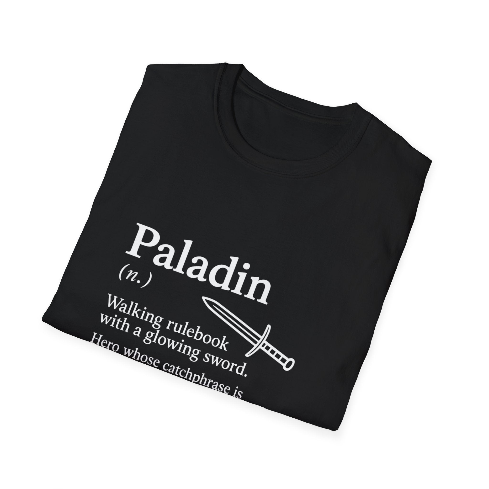 Paladin Class T-Shirt - Funny Dungeons & Dragons Tee