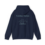 Dallas -Cowboy Nation!- Hoodie - Longhorn Mascot, Dallas Cowboys Nation Hoodie, Sports Fan Apparel, Game Day Outfit