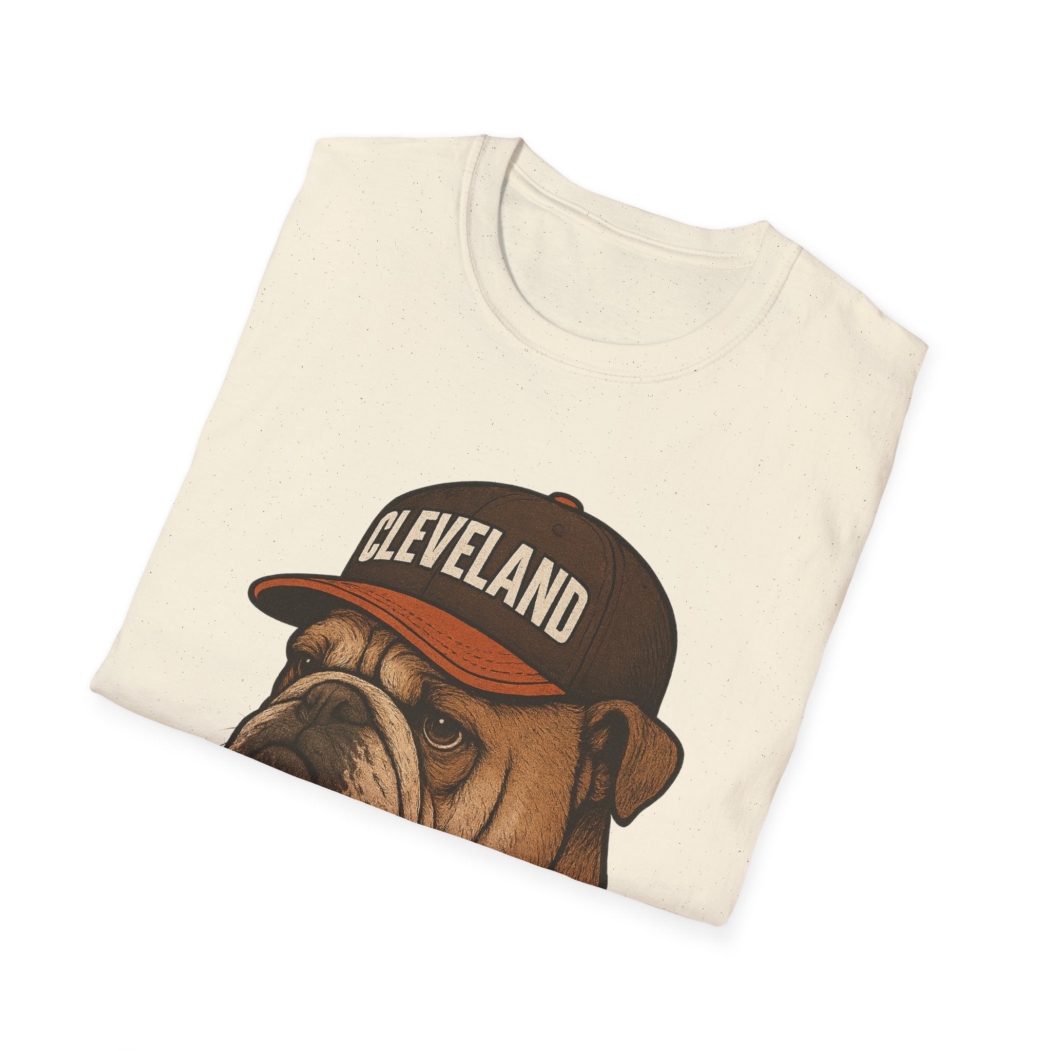 Cleveland -Dawg Pound Forever- Fan T-Shirt - Bulldog MascotCleveland Bulldog T-Shirt