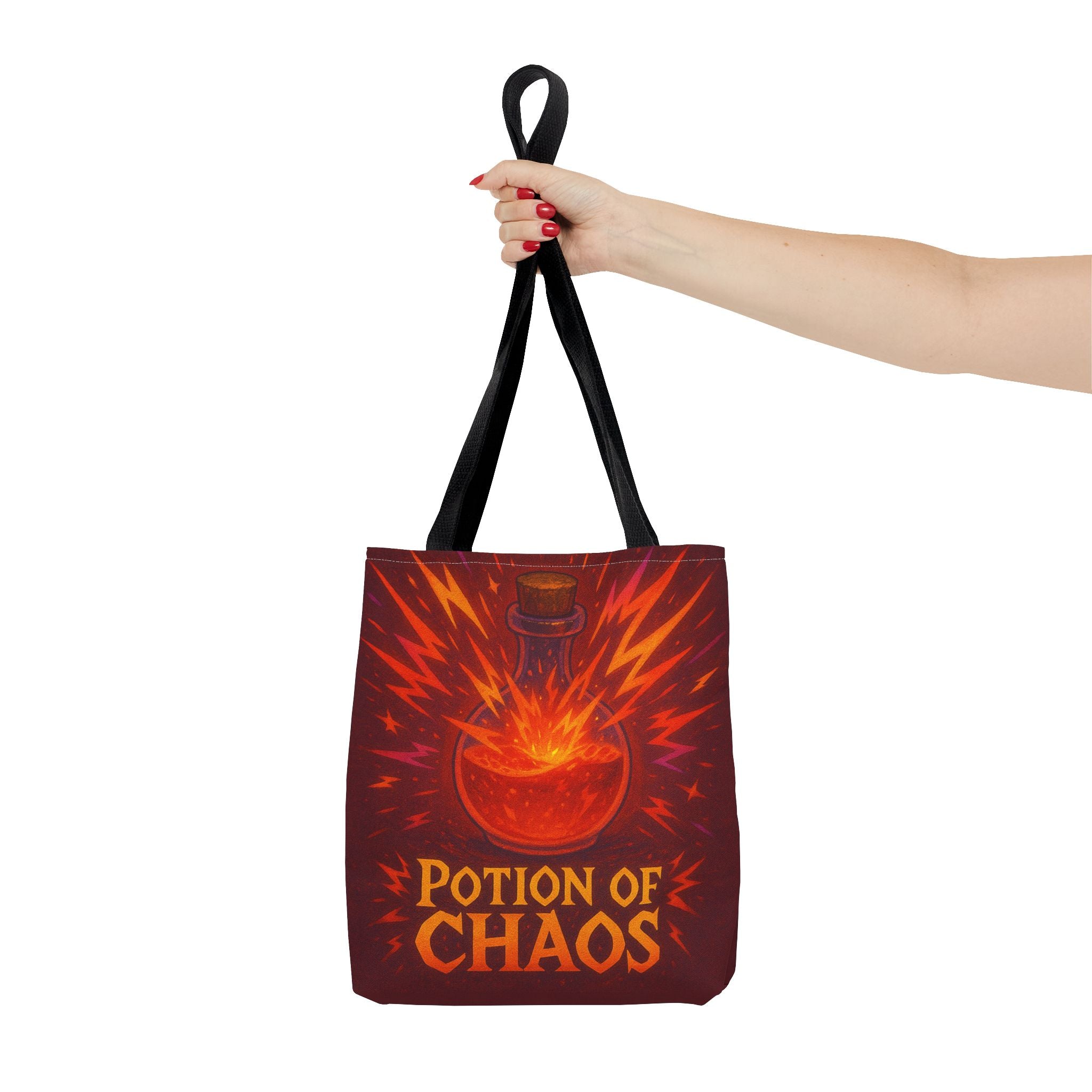 Chaos Potion Tote Bag: D&D Inspired Bag | RPG Gamer Tote | Dungeon and Dragons Gift | Fantasy Magic Potion Tote Witch Decor