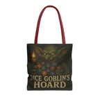 Dice Goblin's Hoard Tote Bag, Fantasy Tote, D&D Accessory, Gamer Gift, Bag for Dice, RPG Fan Tote, Geek Chic, Roleplaying Bag