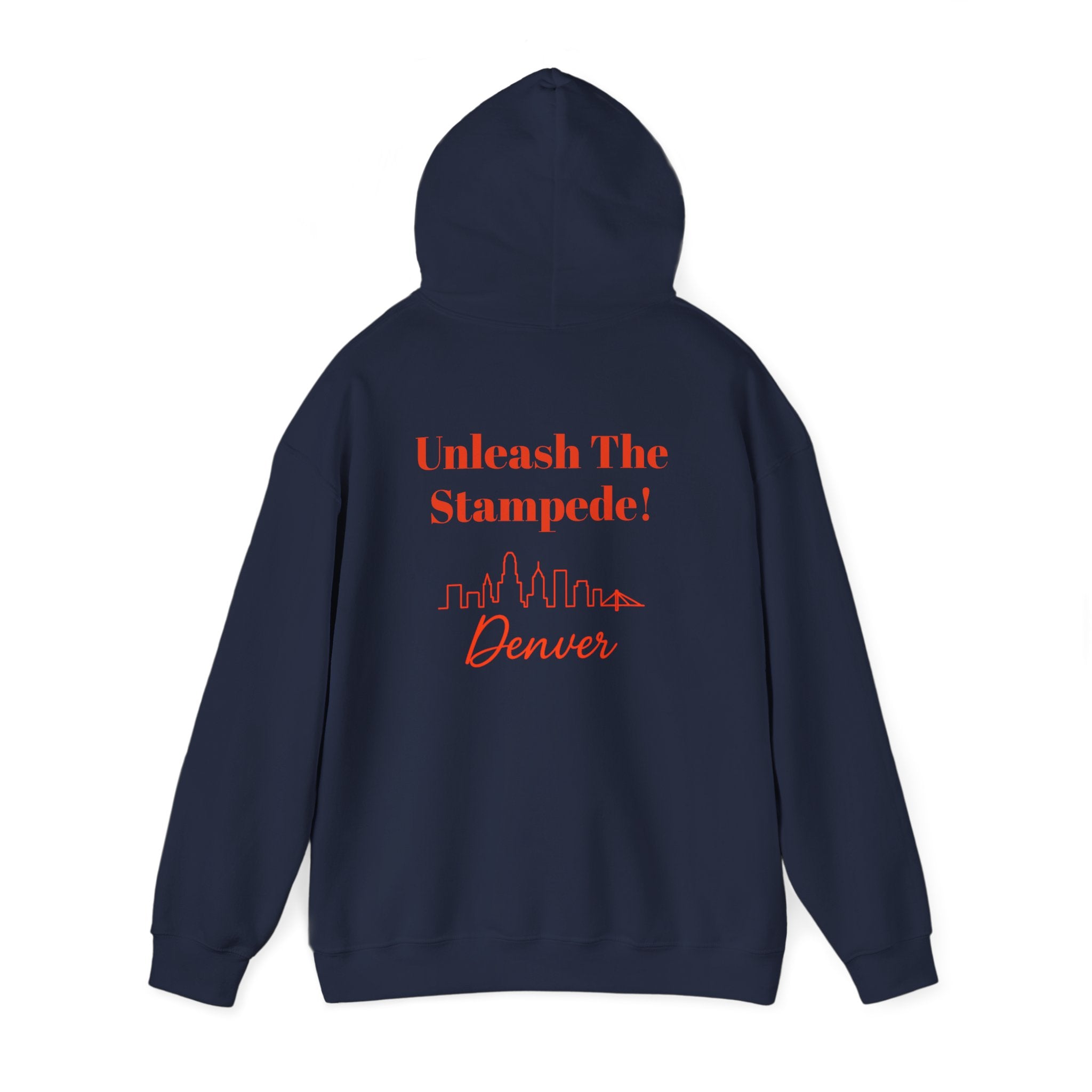 Denver -Unleash The Stampede!- Hoodie - Bronco Mascot