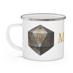 Monk D20 Enamel Mug — Way of Shadow