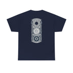 Blue Mana Emblem T-Shirt — Knowledge • Control • Foresight • Perfection