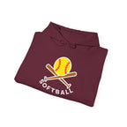 Softball Player Personalized Hoodie - Custom Name & Number