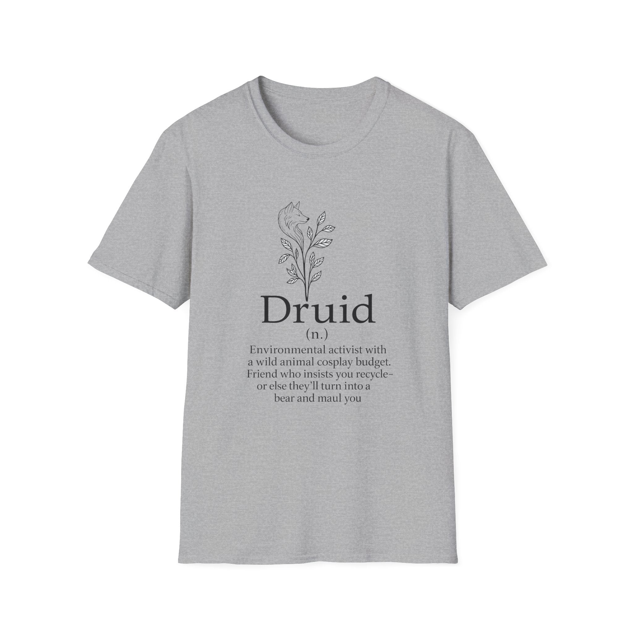 Druid Class T-Shirt - Funny Dungeons & Dragons Tee