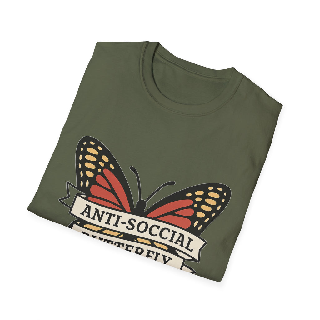 Anti-Social Butterfly Softstyle T-Shirt