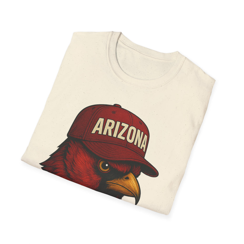 Arizona Cardinals -Rise Up Red Sea- Fan T-Shirt - Cardinal Mascot