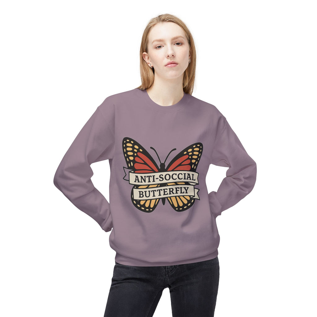 Anti-Social Butterfly Crewneck Sweatshirt