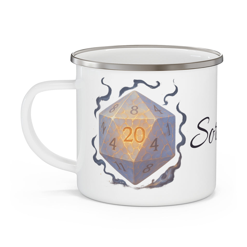 Sorcerer D20 Enamel Mug – Arcane Power Edition