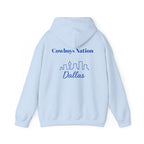 Dallas -Cowboy Nation!- Hoodie - Longhorn Mascot, Dallas Cowboys Nation Hoodie, Sports Fan Apparel, Game Day Outfit