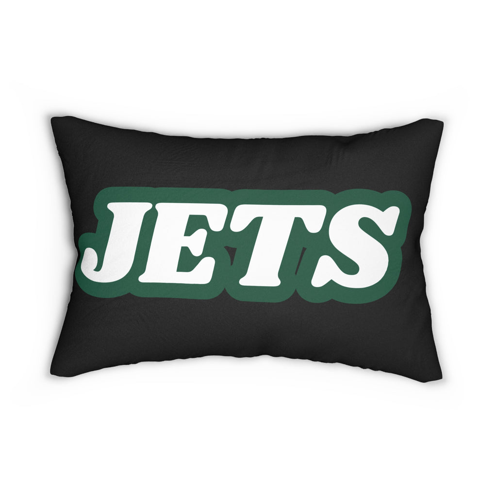 Jets Throw Pillow - Green & White Football Fan Cushion, Game Day Home Décor, Sports Decor, Game Day Accent Pillow, Fan Gift