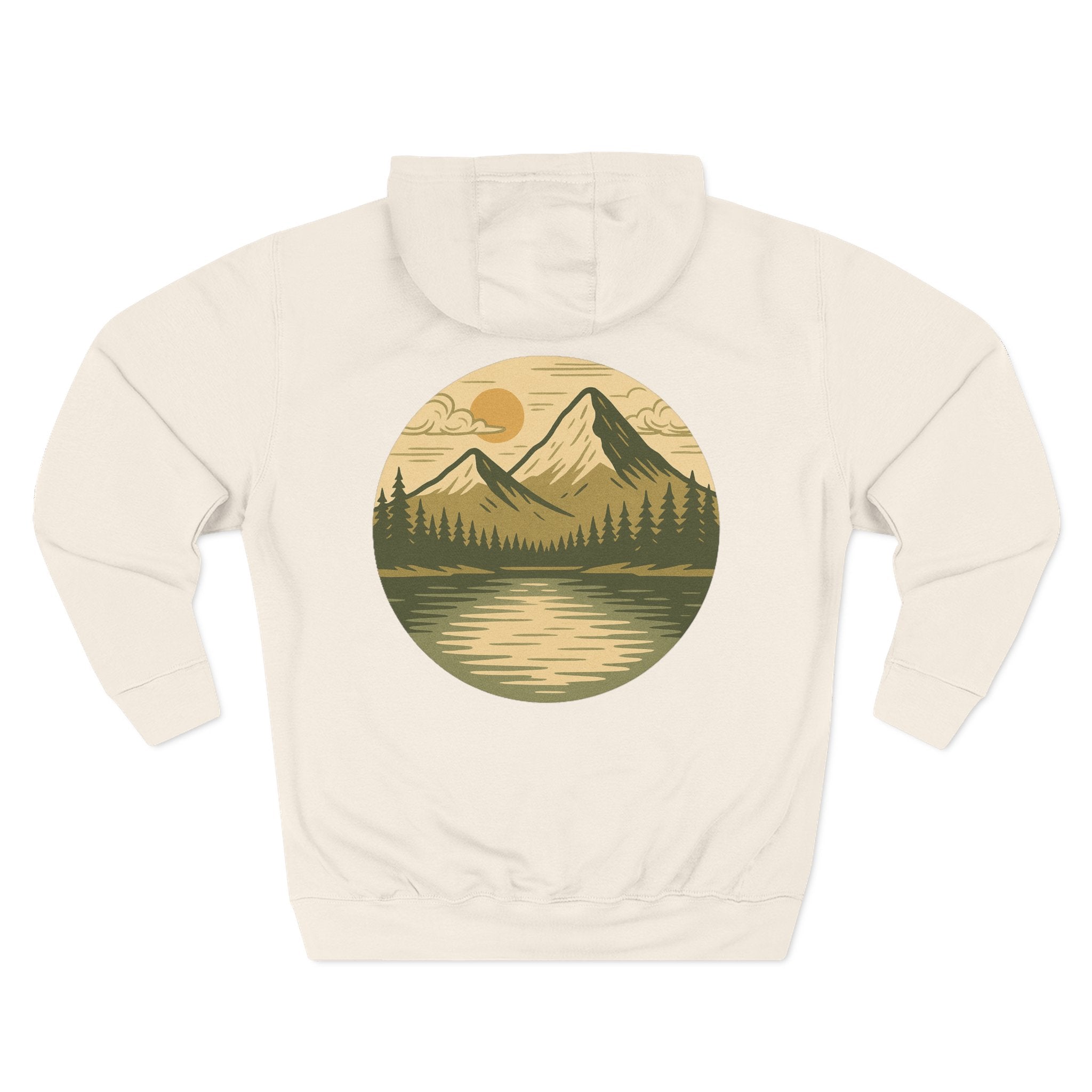 Adventure-Inspired Fleece Hoodie, Roam Free, Cozy Outdoor Apparel, Great for Camping, Travel, Nature Lovers, Gift Idea