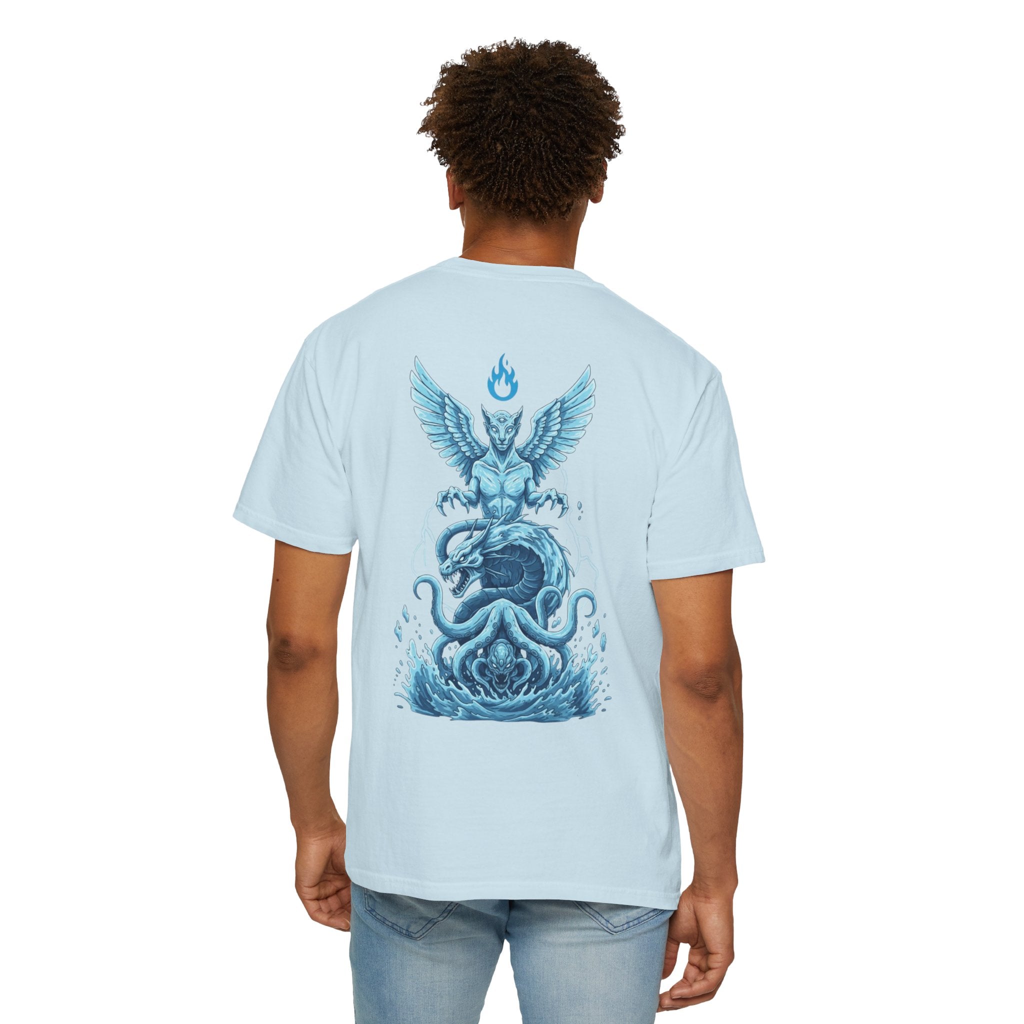 Blue Mana Magic T-shirt — Magic The Gathering Inspired Tee
