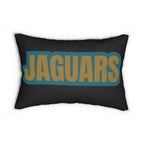 Jaguars Inspired Football Pillow | Black & Gold Sports Fan Cushion | Game Day Home Décor, Gift for Game Day, Team Spirit