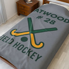 Field Hockey Personalizable Gift for Players, Parents, Grandparents, Last Name and Number Customizable, Sports gifts