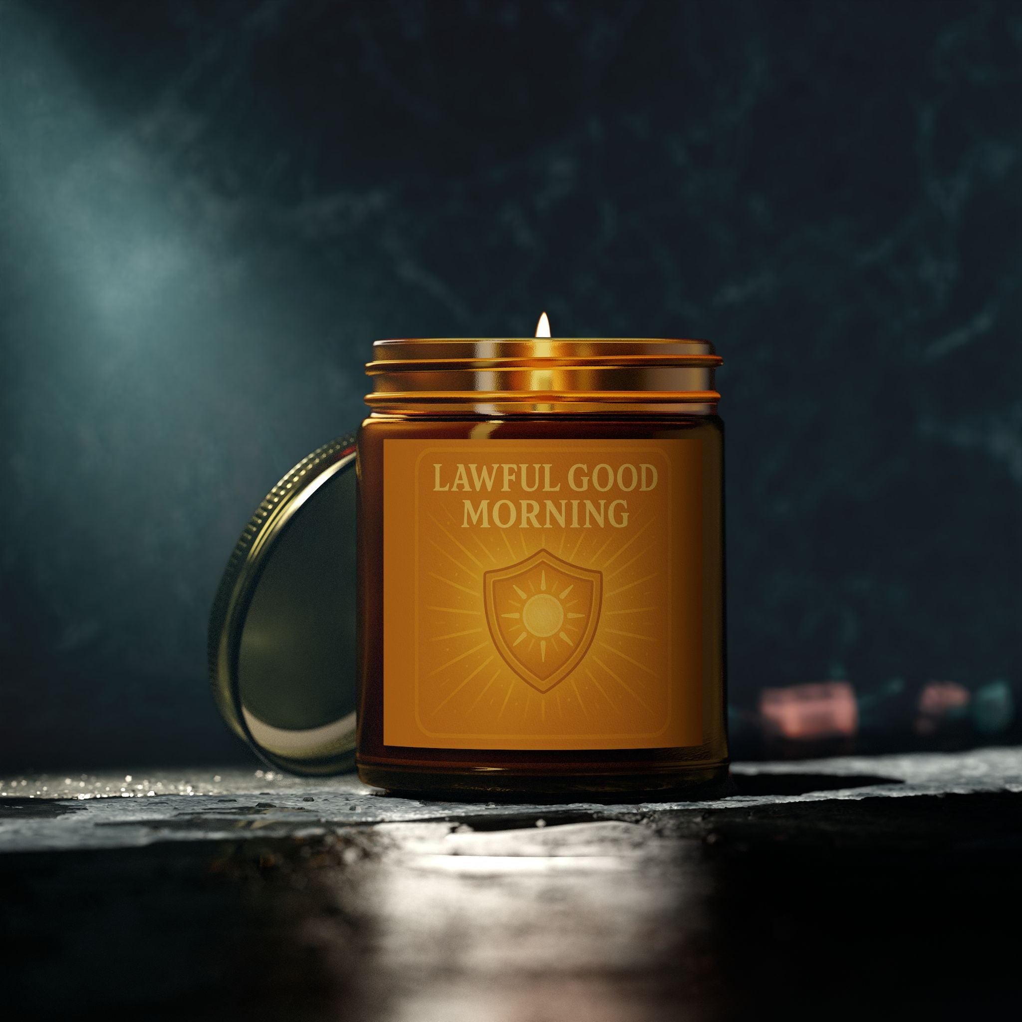 Lawful Good Morning - Dungeon & Dragons Inspired Candle