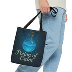Potion of Calm Tote Bag | D&D Inspired Bag | Fantasy RPG Gift | Witchy Aesthetic Eco Bag, Magical Gift for Relaxation,  Witchy Aesthetic