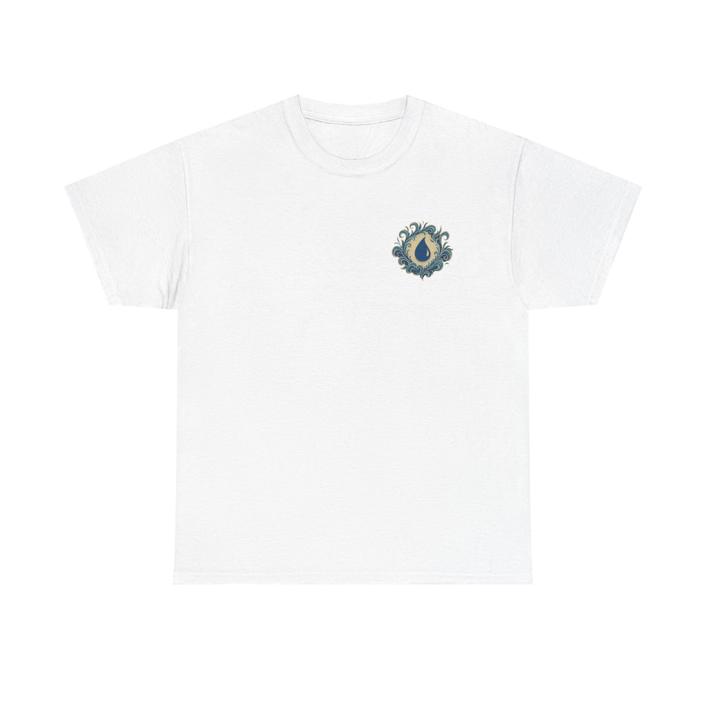 Blue Mana Emblem T-Shirt — Knowledge • Control • Foresight • Perfection