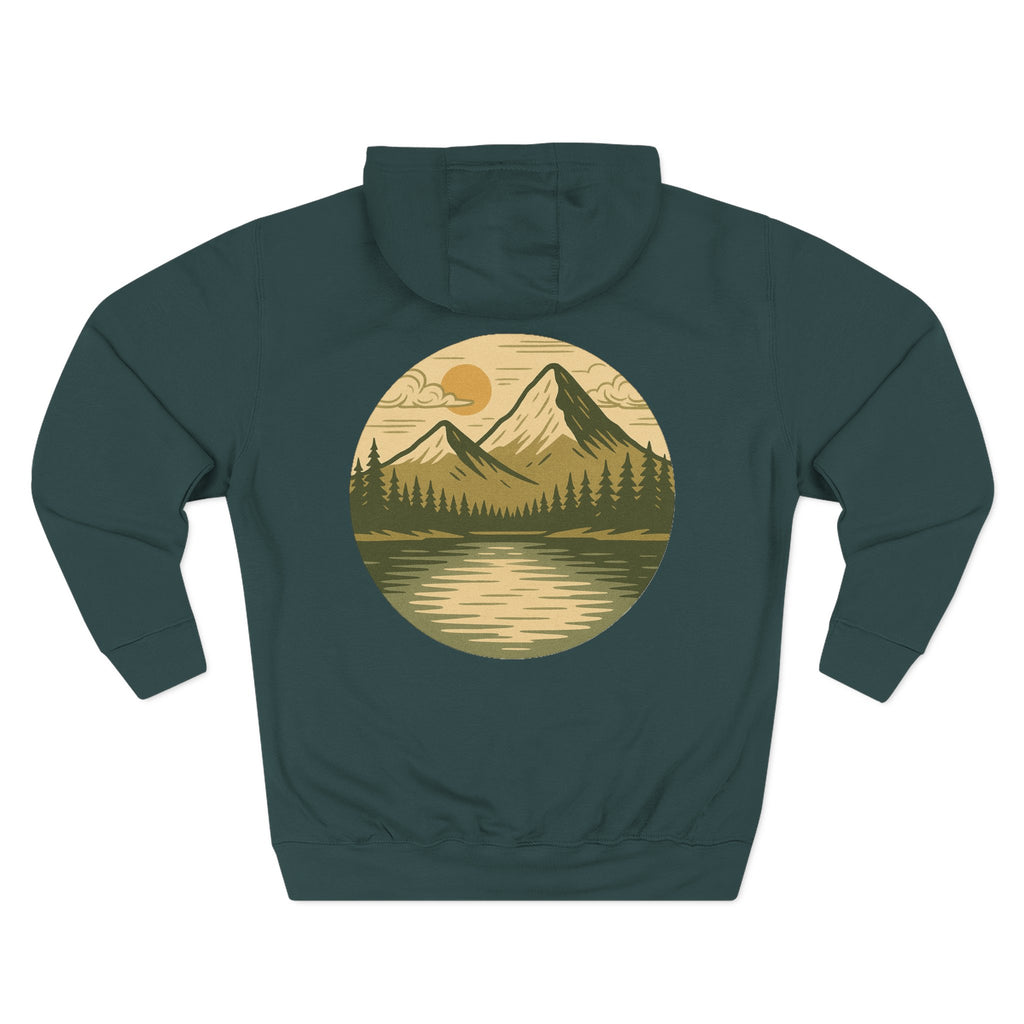 Adventure-Inspired Fleece Hoodie, Roam Free, Cozy Outdoor Apparel, Great for Camping, Travel, Nature Lovers, Gift Idea