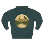 Adventure-Inspired Fleece Hoodie, Roam Free, Cozy Outdoor Apparel, Great for Camping, Travel, Nature Lovers, Gift Idea