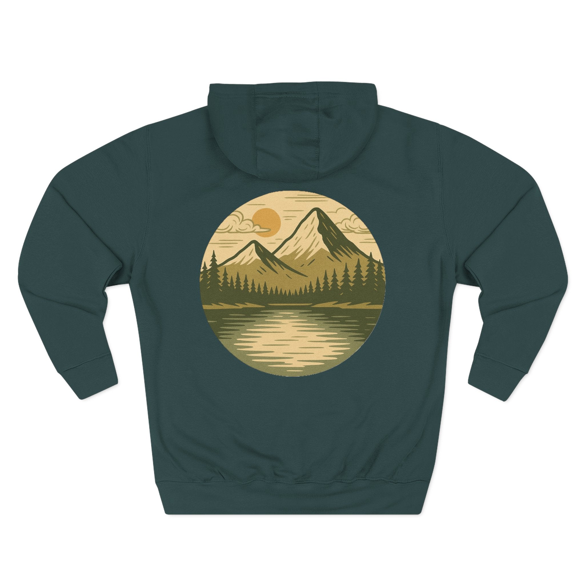 Adventure-Inspired Fleece Hoodie, Roam Free, Cozy Outdoor Apparel, Great for Camping, Travel, Nature Lovers, Gift Idea