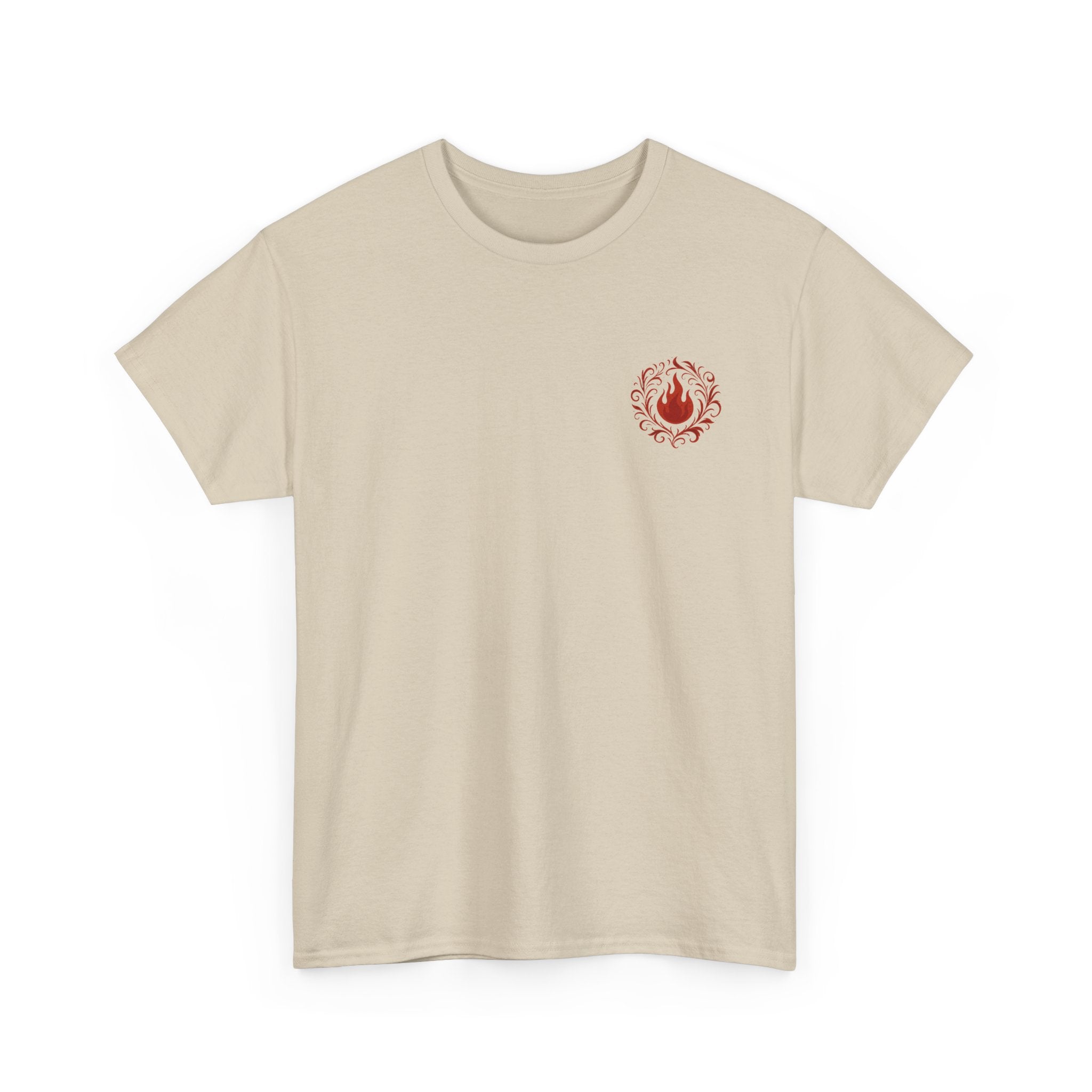 Red Mana Emblem T-Shirt — Impulse • Chaos • Passion • Destruction