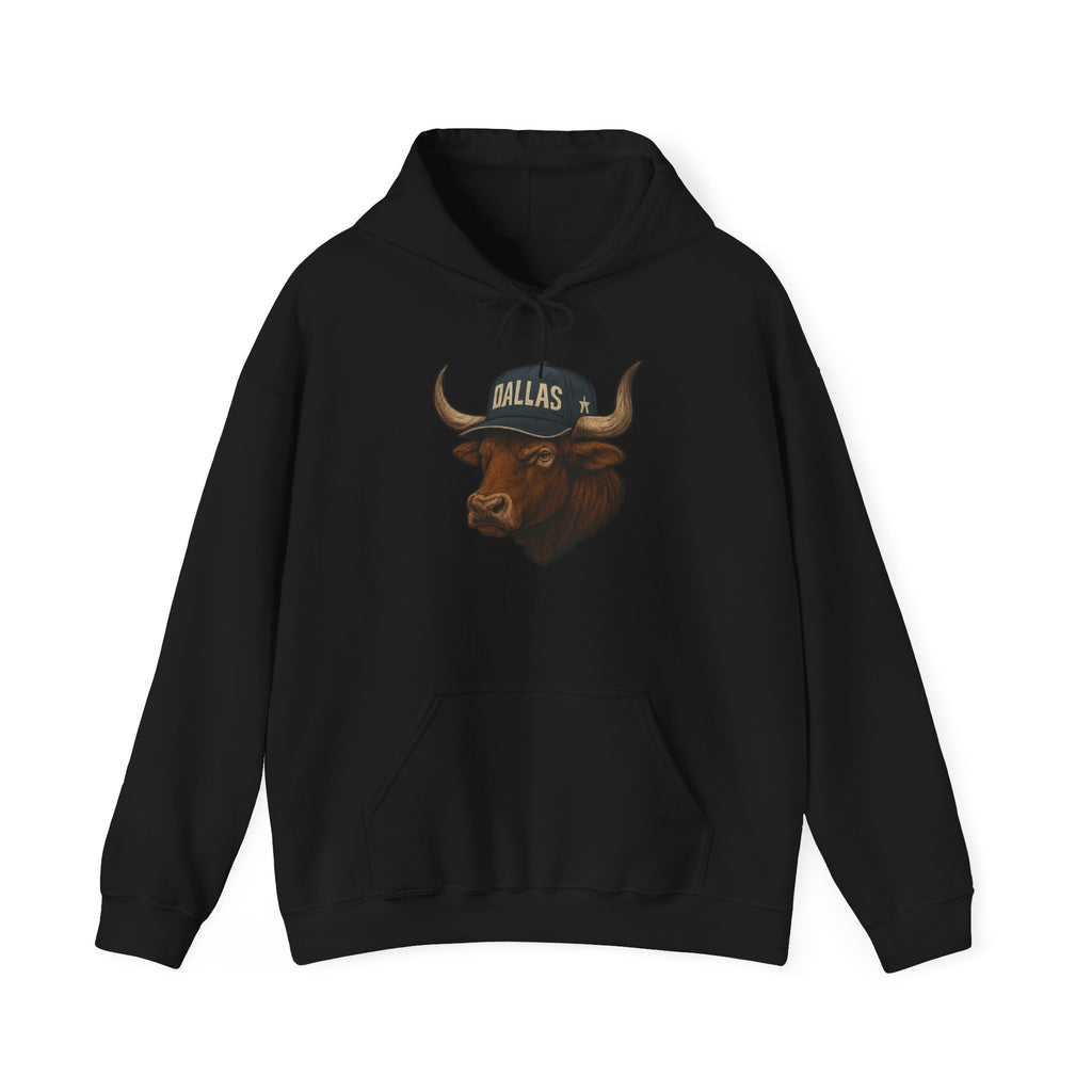 Dallas -Cowboy Nation!- Hoodie - Longhorn Mascot, Dallas Cowboys Nation Hoodie, Sports Fan Apparel, Game Day Outfit