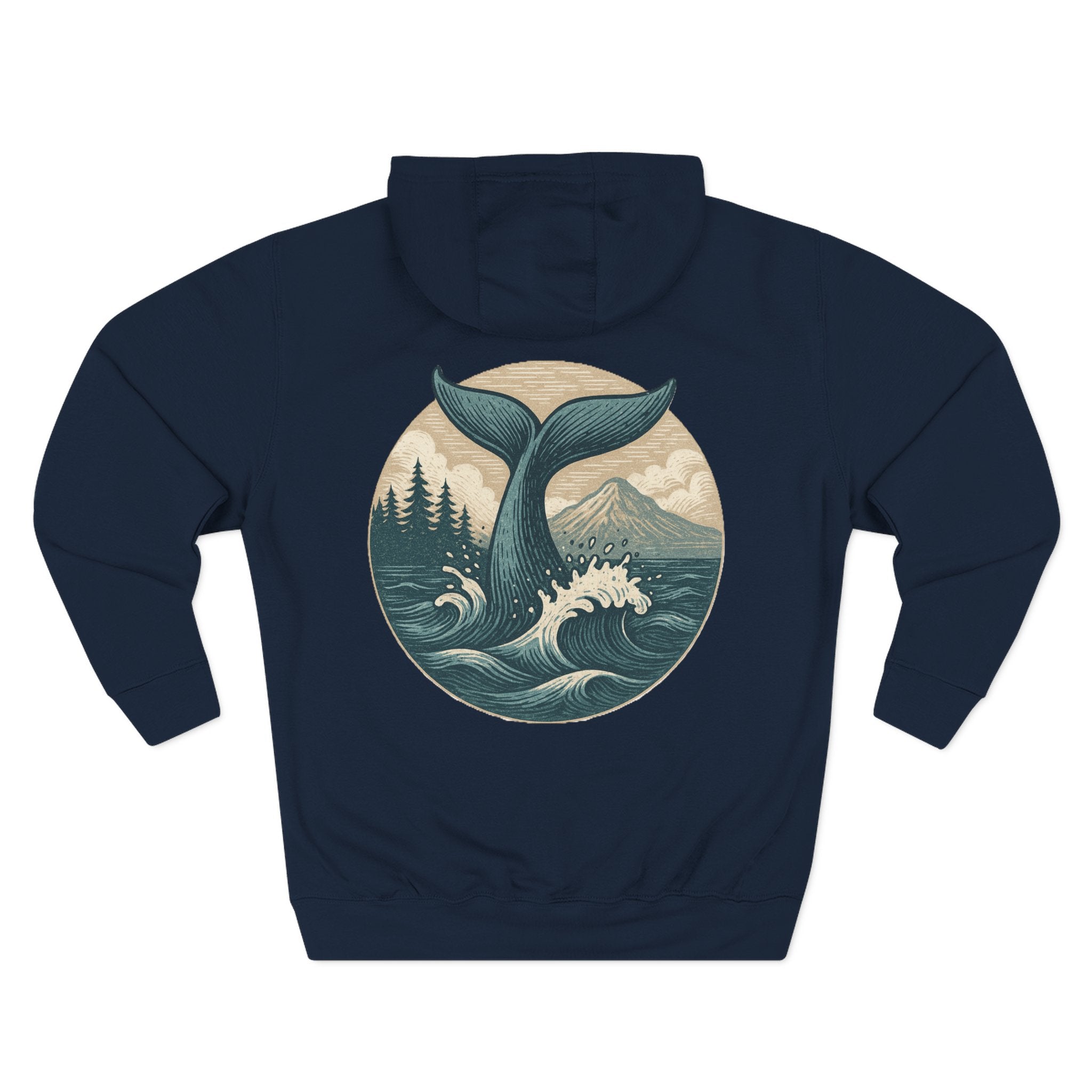 Ocean Adventure Fleece Hoodie, Coastal Wanderer Sweatshirt, Seaside Explorer Hoodie, Nautical Vibes Jacket, Beach Lover Outerwear