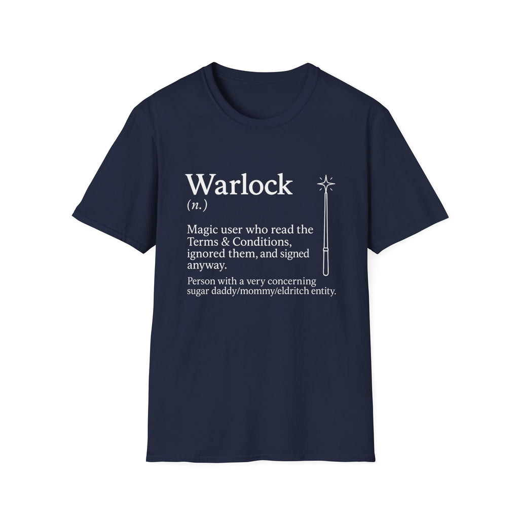 Warlock Class T-Shirt - Funny Dungeons & Dragons Tee