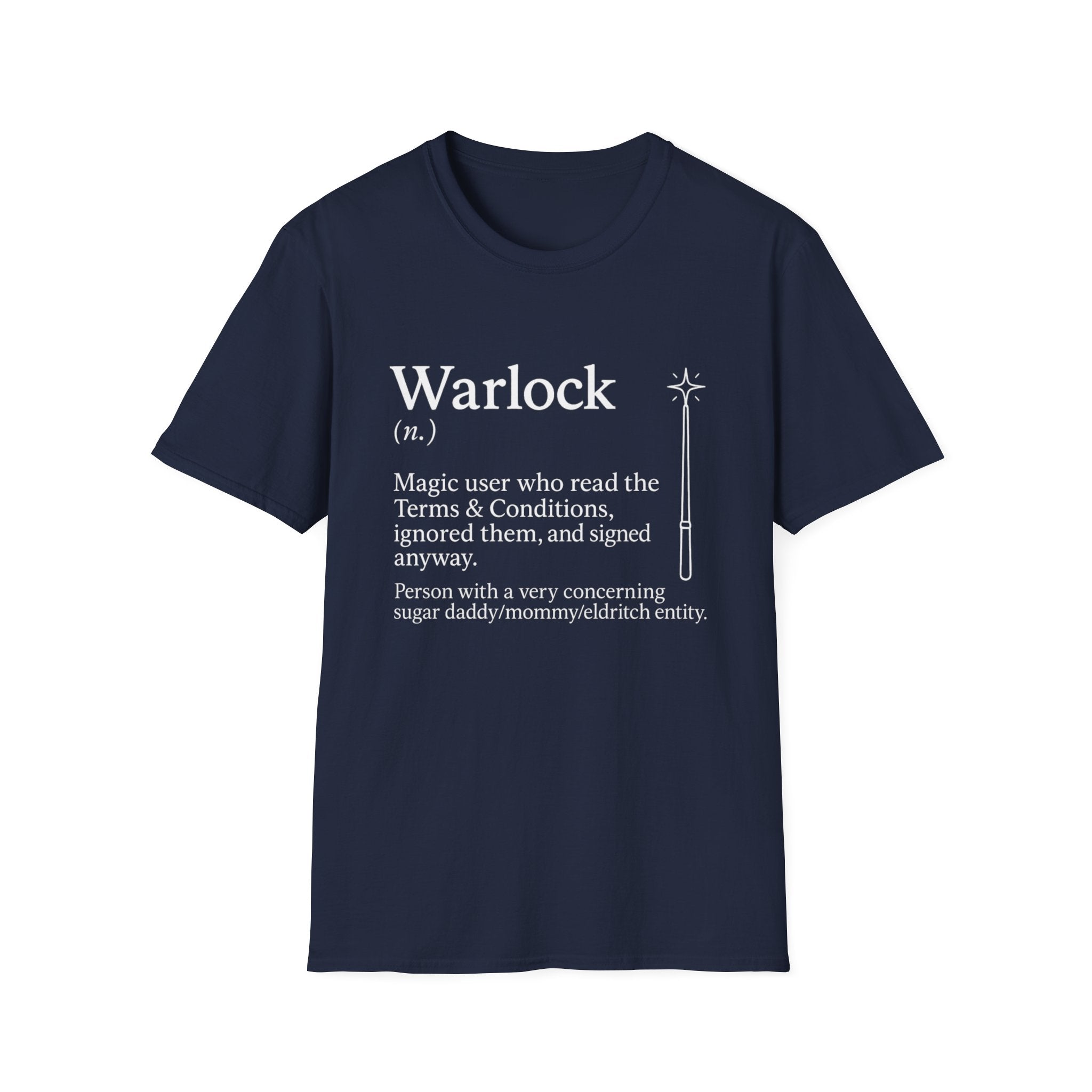 Warlock Class T-Shirt - Funny Dungeons & Dragons Tee