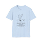 Cleric Class T-Shirt - Funny Dungeons & Dragons Tee