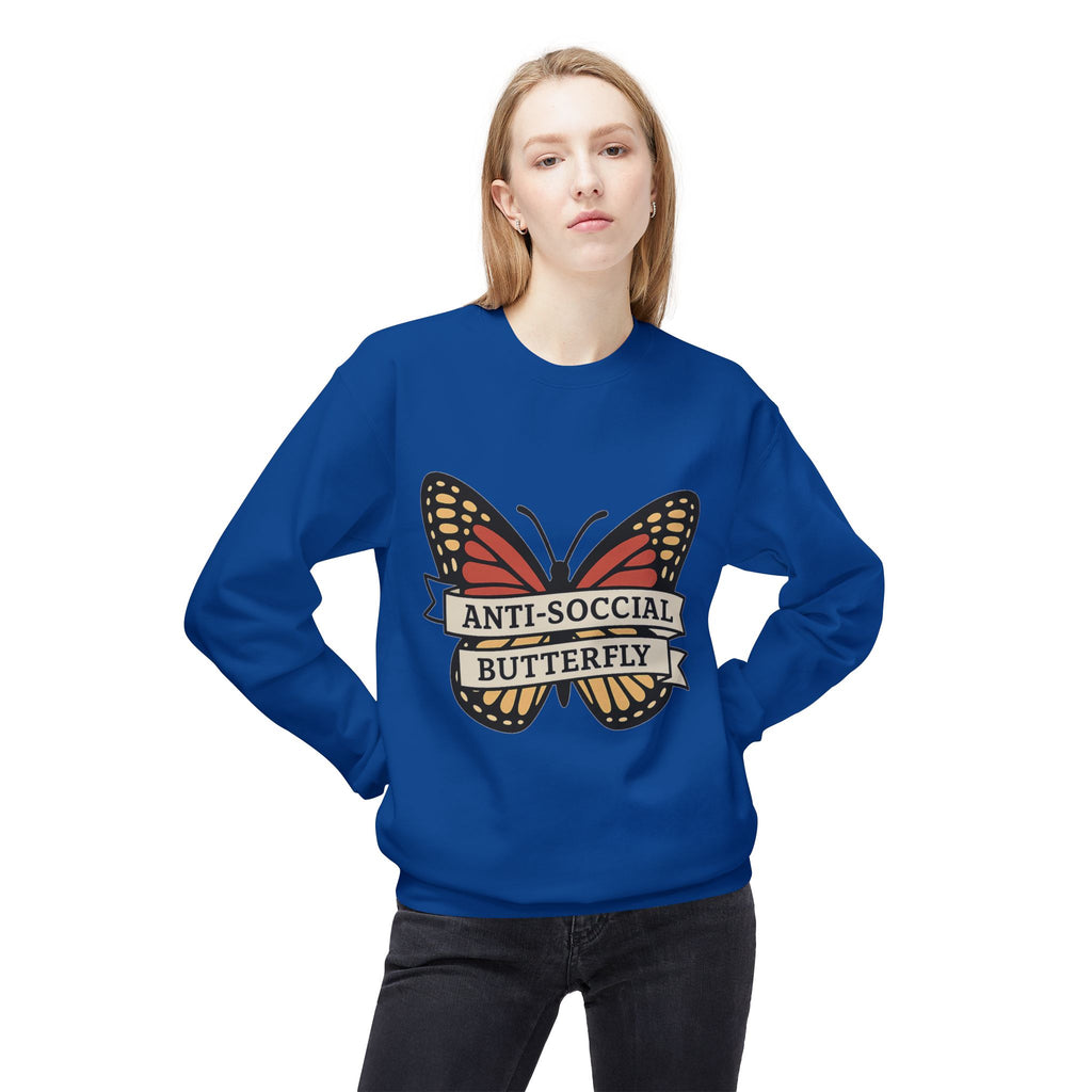 Anti-Social Butterfly Crewneck Sweatshirt
