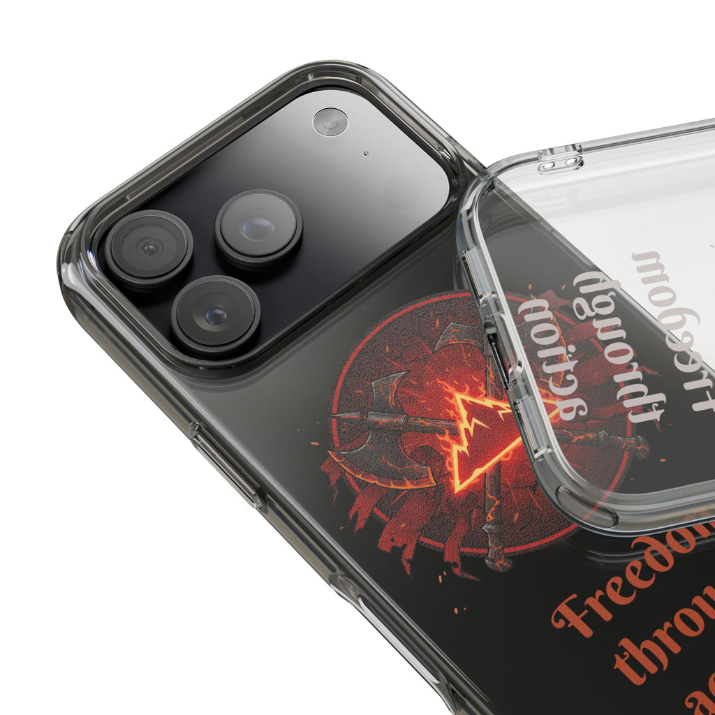 Red Mana Magic The Gathering Inspired Design - Impact-Resistant Phone Case