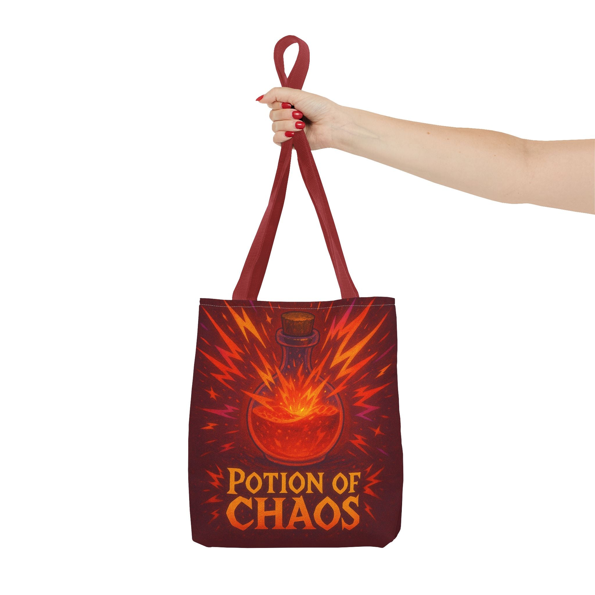 Chaos Potion Tote Bag: D&D Inspired Bag | RPG Gamer Tote | Dungeon and Dragons Gift | Fantasy Magic Potion Tote Witch Decor