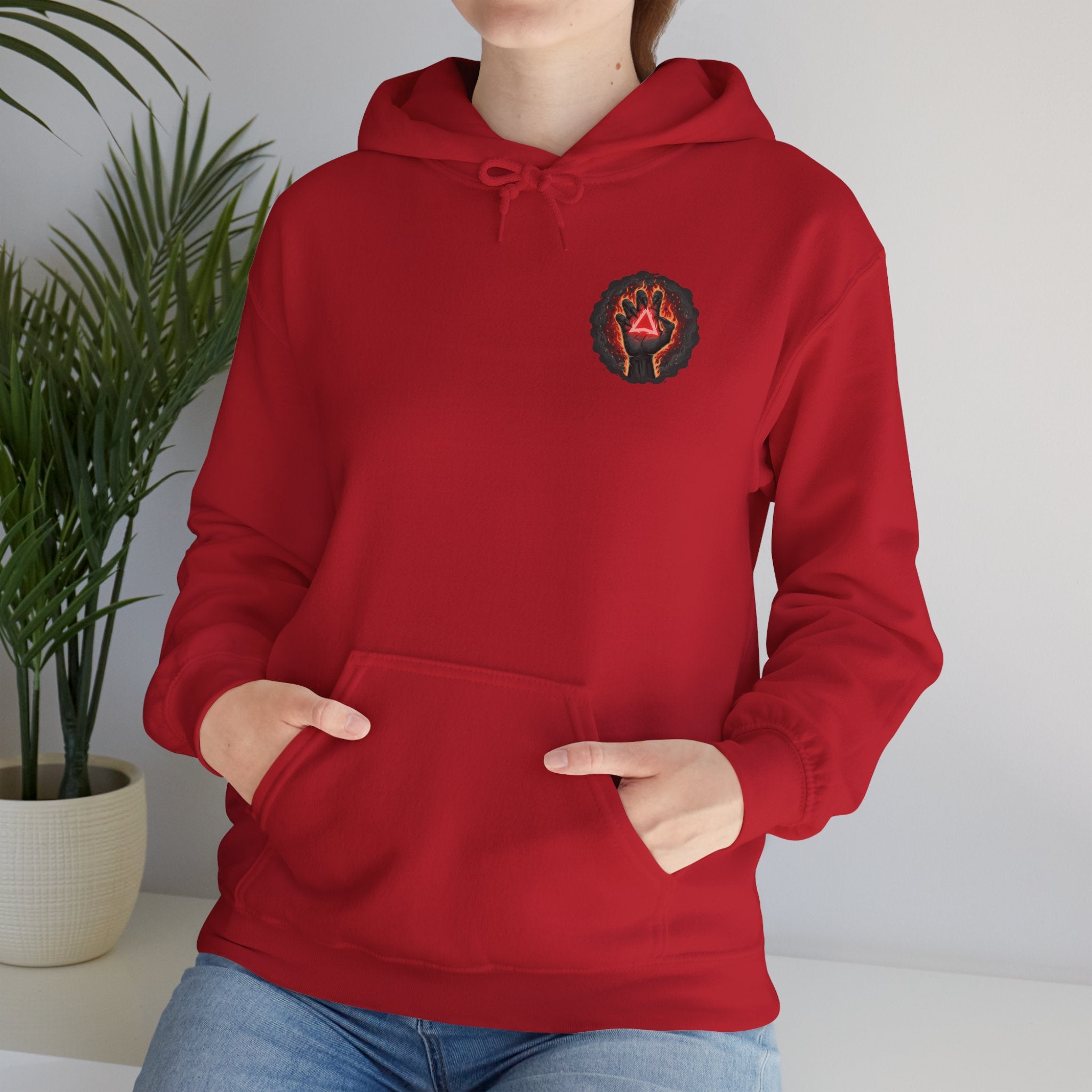 Red Mana Magic The Gathering Inspired Hoodie