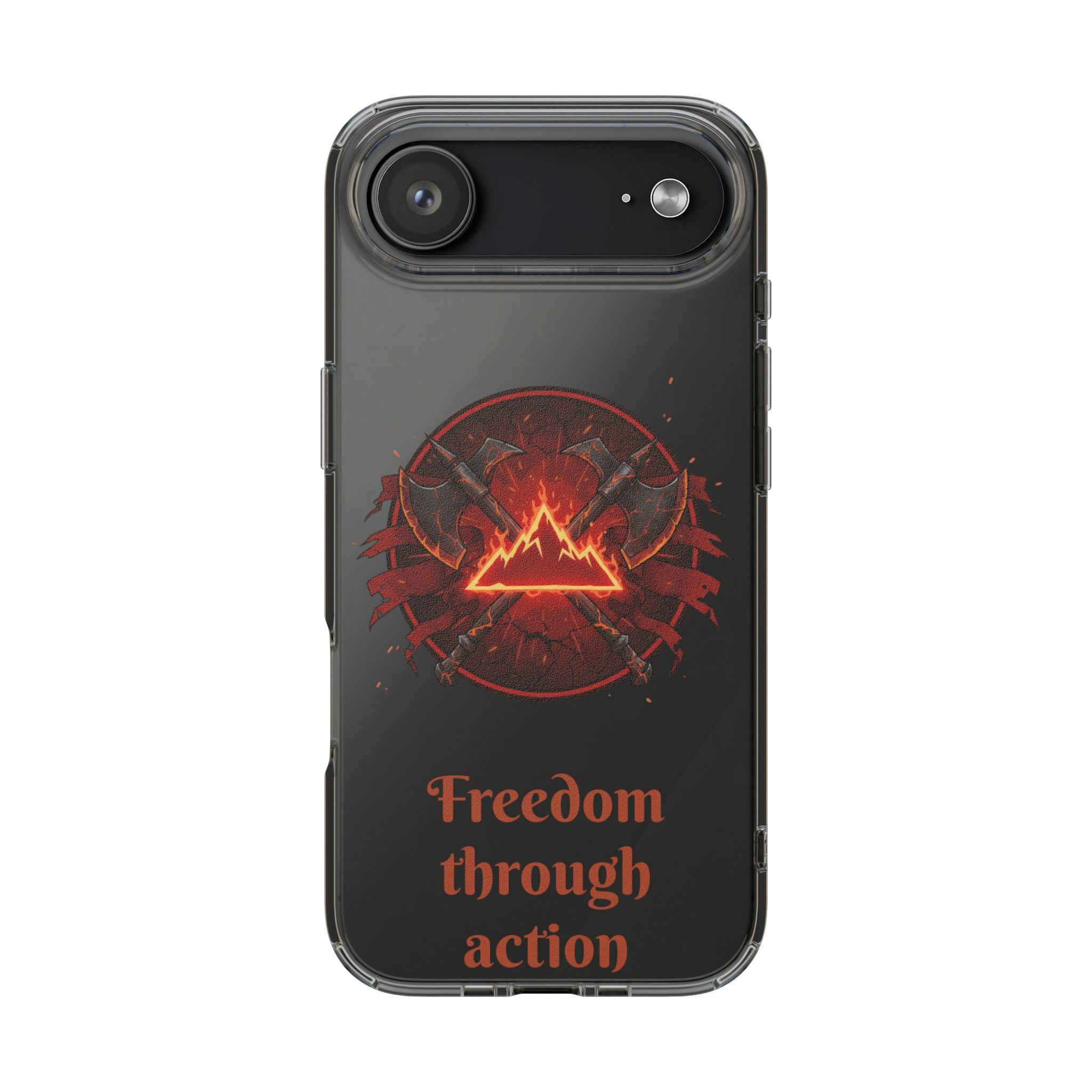 Red Mana Magic The Gathering Inspired Design - Impact-Resistant Phone Case