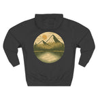 Adventure-Inspired Fleece Hoodie, Roam Free, Cozy Outdoor Apparel, Great for Camping, Travel, Nature Lovers, Gift Idea