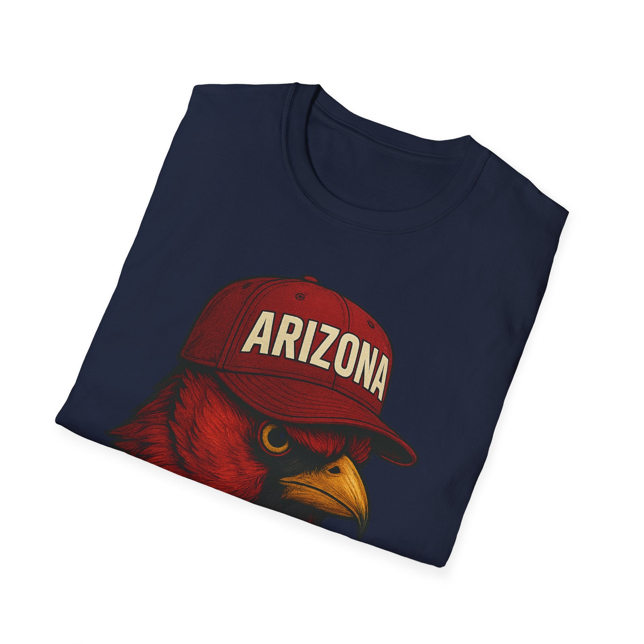 Arizona Cardinals -Rise Up Red Sea- Fan T-Shirt - Cardinal Mascot