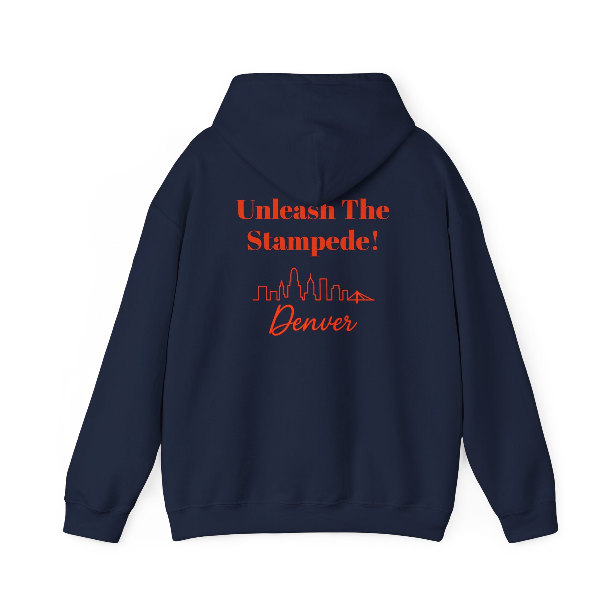 Denver -Unleash The Stampede!- Hoodie - Bronco Mascot
