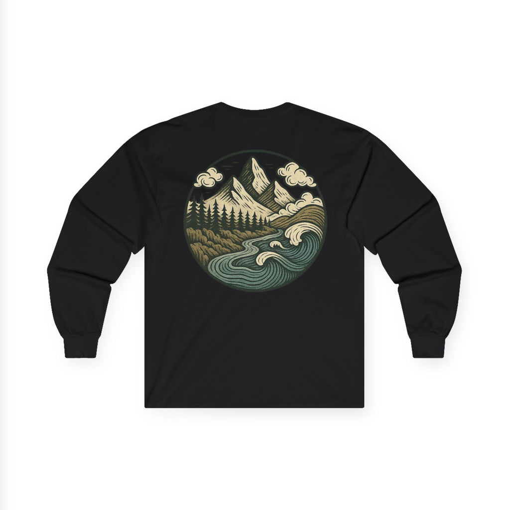 Adventure Long Sleeve Tee, Unisex Outdoors Shirt
